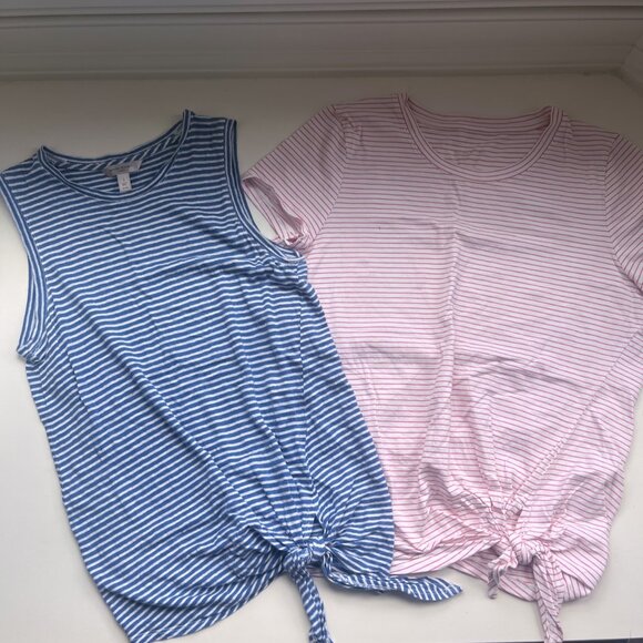 Banana Republic Tie Tops Size Small - Picture 1 of 7